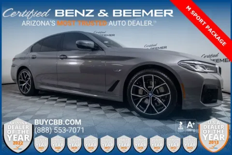 Gray 2022 BMW 5 Series 530e iPerformance for sale in Scottsdale, AZ