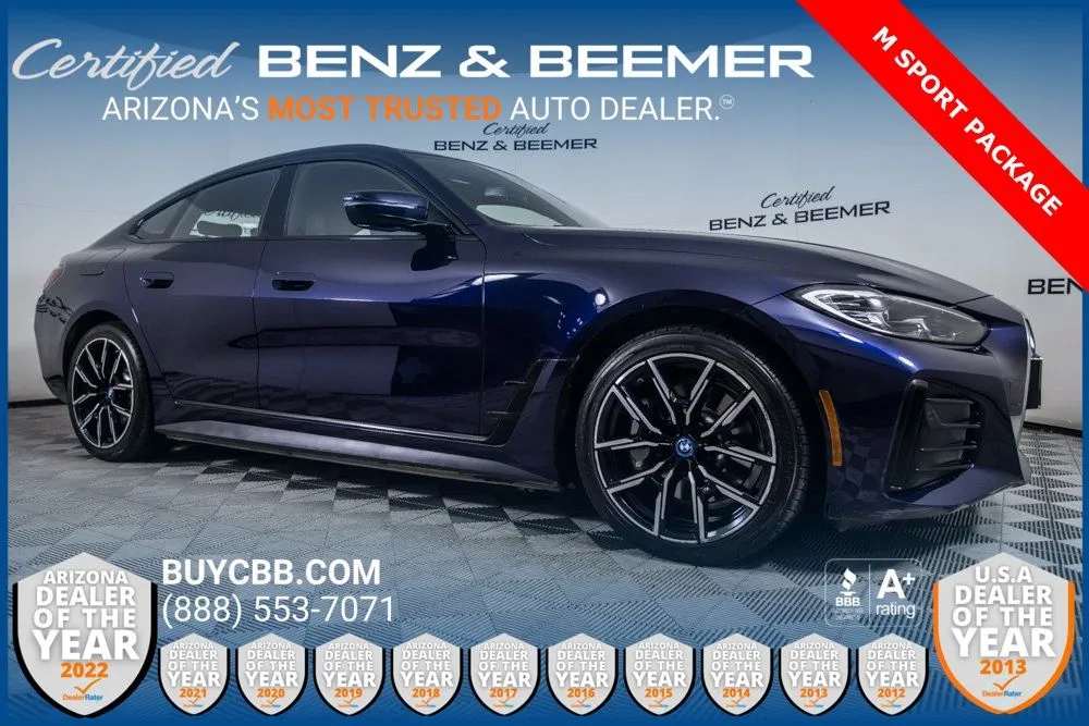 Blue 2023 BMW i4 eDrive40 for sale in Scottsdale, AZ