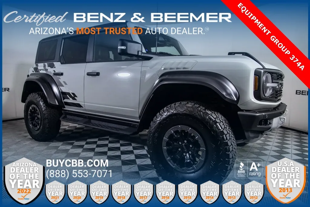 Gray 2023 Ford Bronco Raptor for sale in Scottsdale, AZ