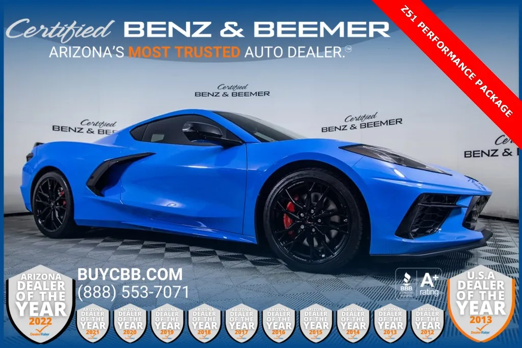 Blue 2024 Chevrolet Corvette Stingray for sale in Scottsdale, AZ
