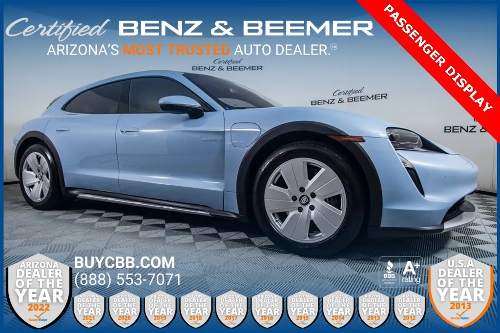 Blue 2021 Porsche Taycan Cross Turismo 4 for sale in Scottsdale, AZ