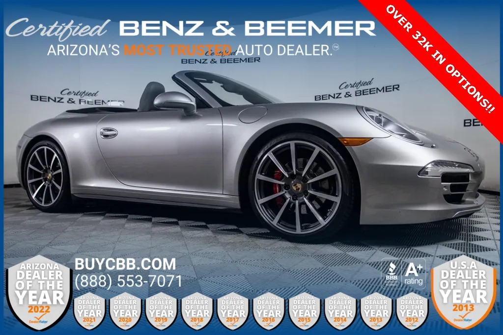 Silver 2013 Porsche 911 for sale in Scottsdale, AZ