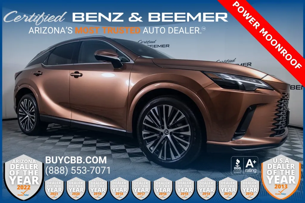 Brown 2023 Lexus RX 350 Premium Plus for sale in Scottsdale, AZ
