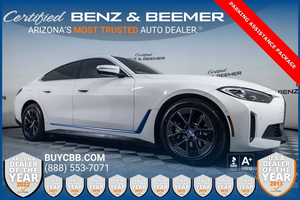 White 2022 BMW i4 eDrive40 for sale in Scottsdale, AZ