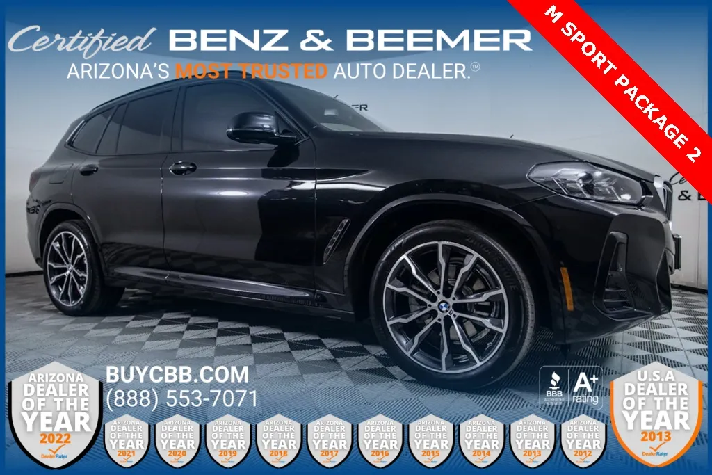 Black 2022 BMW X3 sDrive30i for sale in Scottsdale, AZ