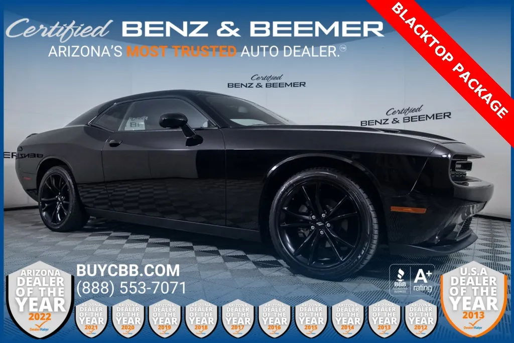Black 2018 Dodge Challenger SXT for sale in Scottsdale, AZ