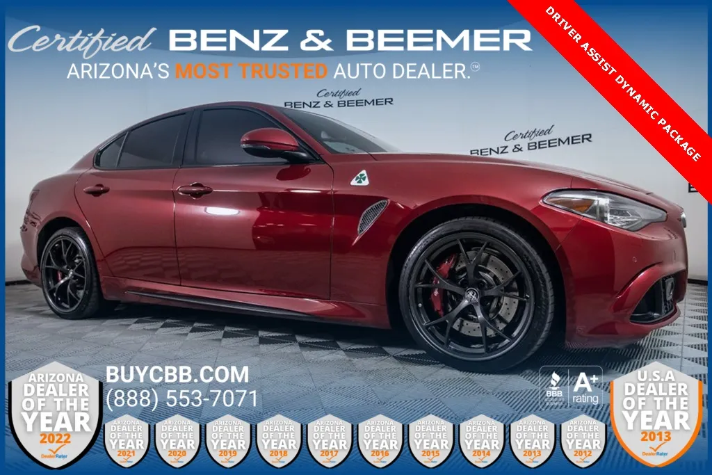 Red 2018 Alfa Romeo Giulia Quadrifoglio for sale in Scottsdale, AZ