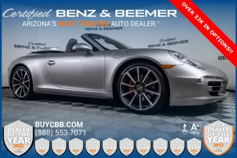 Silver 2013 Porsche 911 Carrera 4S for sale in Scottsdale, AZ