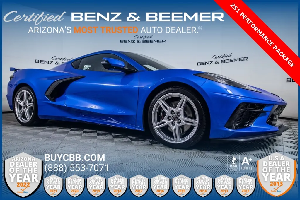 Blue 2025 Chevrolet Corvette Stingray for sale in Scottsdale, AZ