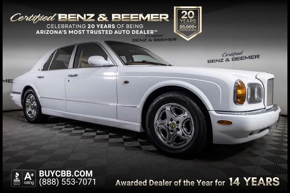 White 1999 Bentley Arnage Green Label for sale in Scottsdale, AZ