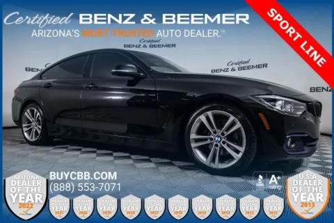 Black 2018 BMW 4 Series 430i Gran Coupe for sale in Scottsdale, AZ