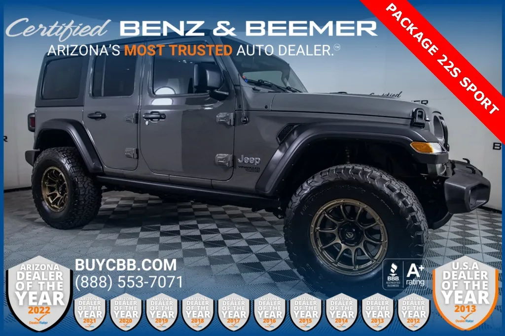 Gray 2020 Jeep Wrangler Unlimited Sport S for sale in Scottsdale, AZ