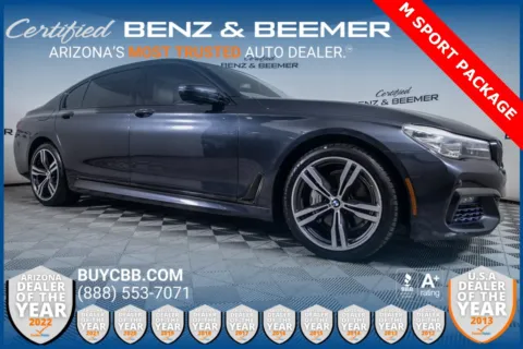Gray 2017 BMW 7 Series 740i for sale in Scottsdale, AZ