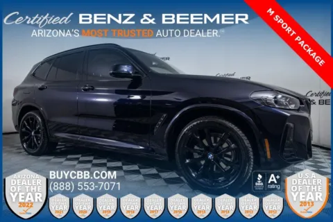 Black 2023 BMW X3 sDrive30i for sale in Scottsdale, AZ