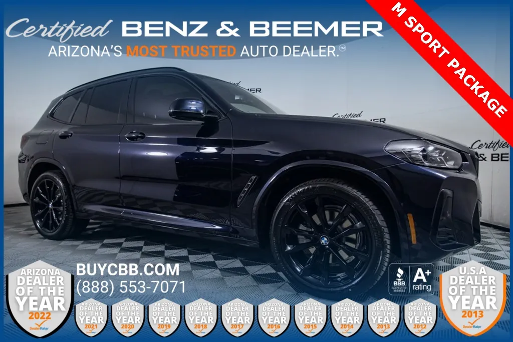 Black 2023 BMW X3 sDrive30i for sale in Scottsdale, AZ