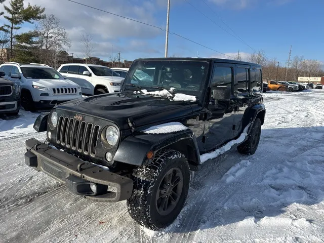 Black 2016 Jeep Wrangler Unlimited Sahara for sale in Brighton, MI