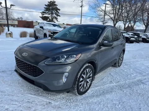 Gray 2021 Ford Escape Hybrid Titanium for sale in Brighton, MI