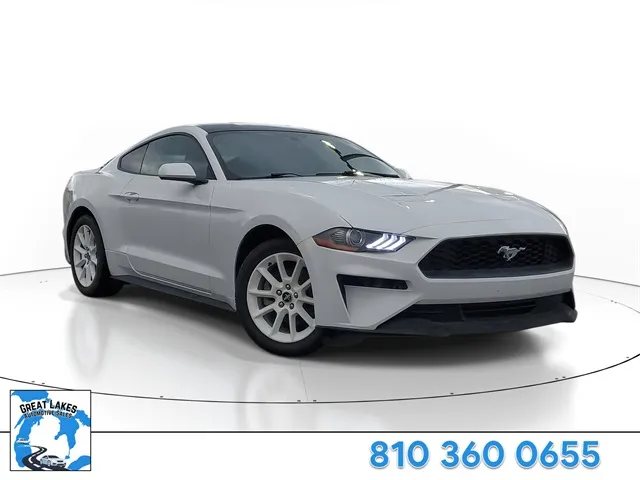 White 2018 Ford Mustang EcoBoost Premium for sale in Brighton, MI