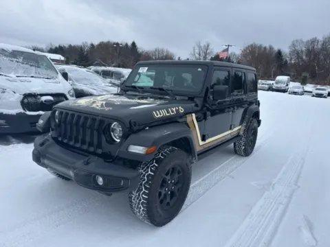 Black 2021 Jeep Wrangler Unlimited Willys for sale in Brighton, MI