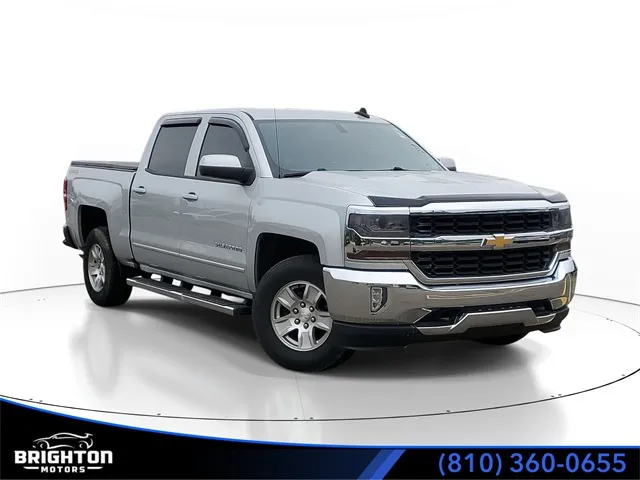Silver 2017 Chevrolet Silverado 1500 LT for sale in Brighton, MI