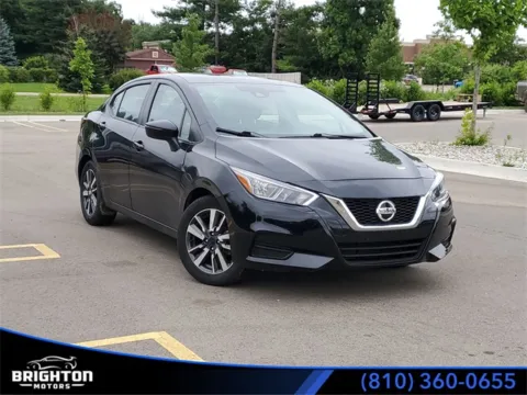 Black 2021 Nissan Versa 1.6 SV for sale in Brighton, MI