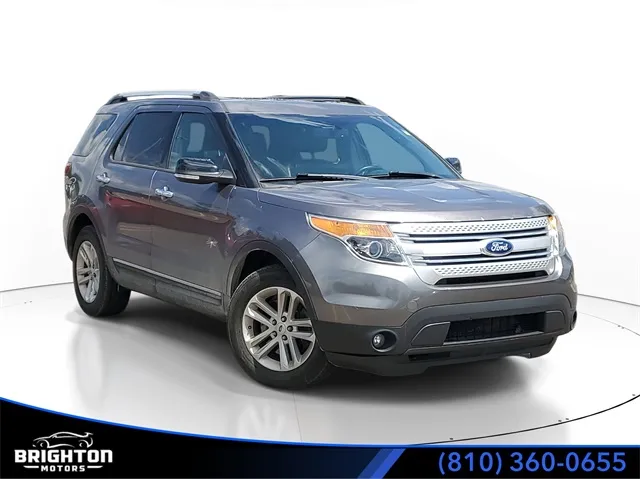 Gray 2014 Ford Explorer XLT for sale in Brighton, MI