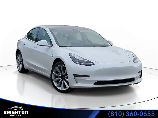 White 2019 Tesla Model 3 Standard Range Plus for sale in Brighton, MI