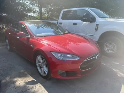 Red 2015 Tesla Model S 70D for sale in Brighton, MI