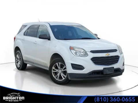 White 2017 Chevrolet Equinox LS for sale in Brighton, MI