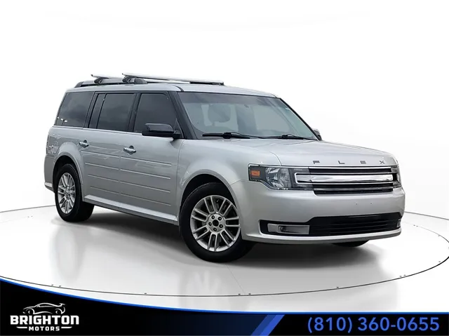 Silver 2015 Ford Flex SEL for sale in Brighton, MI