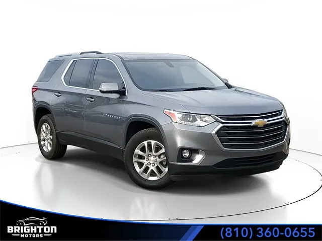 Gray 2018 Chevrolet Traverse LT for sale in Brighton, MI