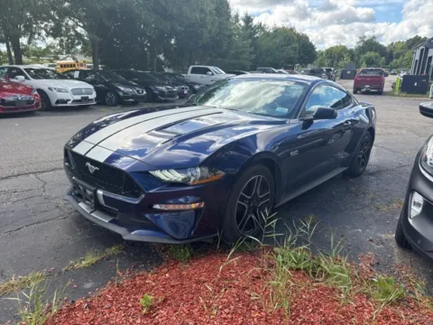 Blue 2018 Ford Mustang GT Premium for sale in Brighton, MI