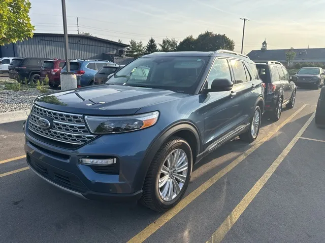 Blue 2020 Ford Explorer Limited for sale in Brighton, MI