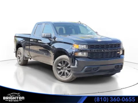 Black 2019 Chevrolet Silverado 1500 Custom for sale in Brighton, MI