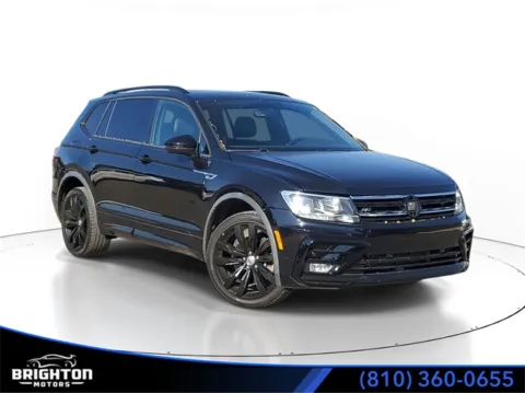 Black 2020 Volkswagen Tiguan 2.0T SE R-Line Black for sale in Brighton, MI