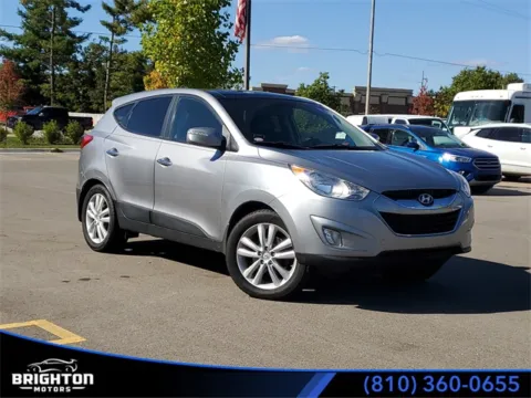 Gray 2013 Hyundai Tucson Limited for sale in Brighton, MI