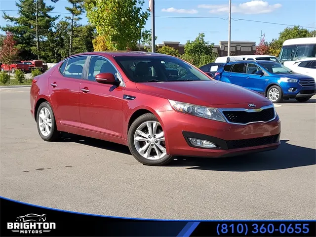 Red 2013 Kia Optima LX for sale in Brighton, MI