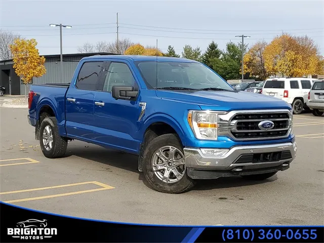Blue 2021 Ford F-150 XLT for sale in Brighton, MI