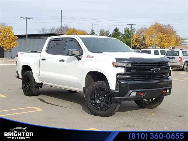 White 2022 Chevrolet Silverado 1500 LTD LT Trail Boss for sale in Brighton, MI
