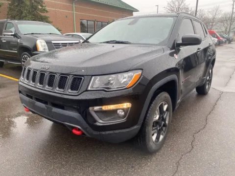 Black 2017 Jeep New Compass Trailhawk for sale in Wixom, MI