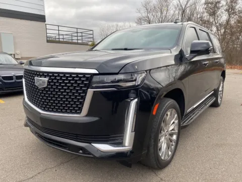 Black 2021 Cadillac Escalade ESV Premium for sale in Wixom, MI