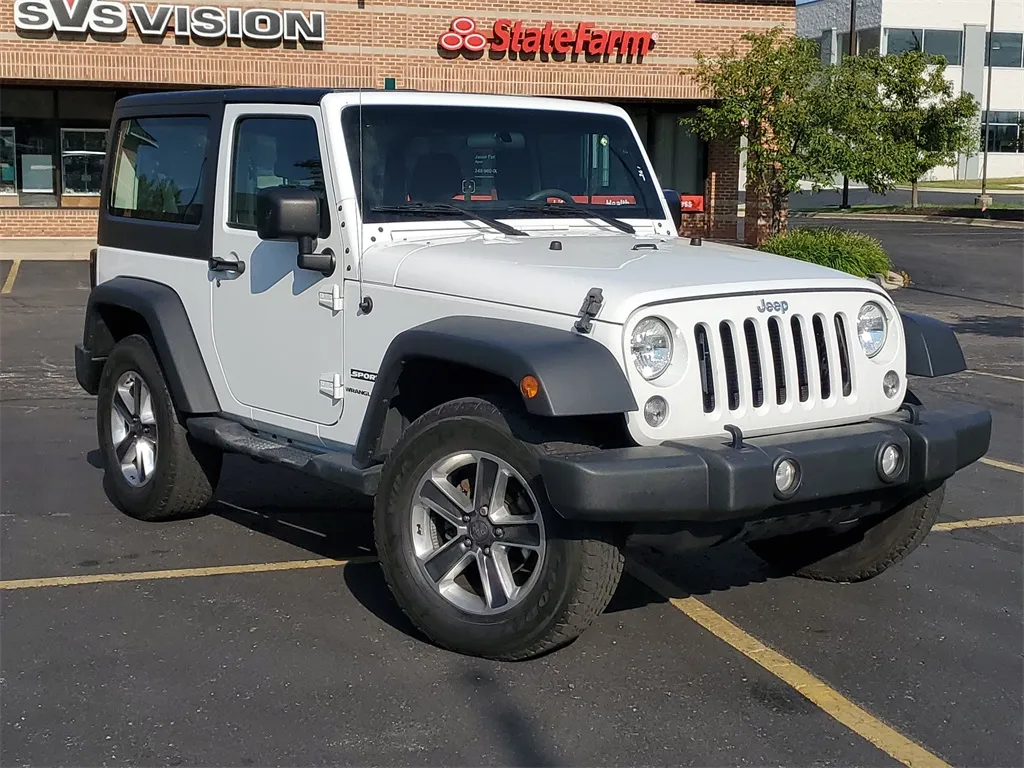White 2018 Jeep Wrangler JK Sport for sale in Wixom, MI