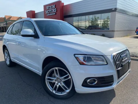 White 2015 Audi Q5 2.0T Premium Plus for sale in Wixom, MI