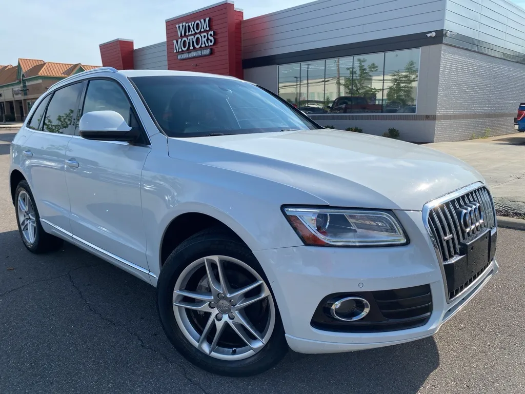 White 2015 Audi Q5 2.0T Premium Plus for sale in Wixom, MI