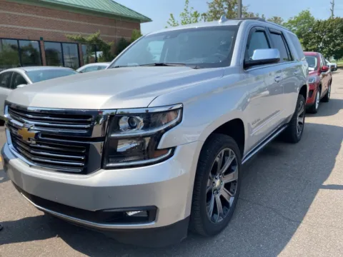 Silver 2016 Chevrolet Tahoe LTZ for sale in Wixom, MI