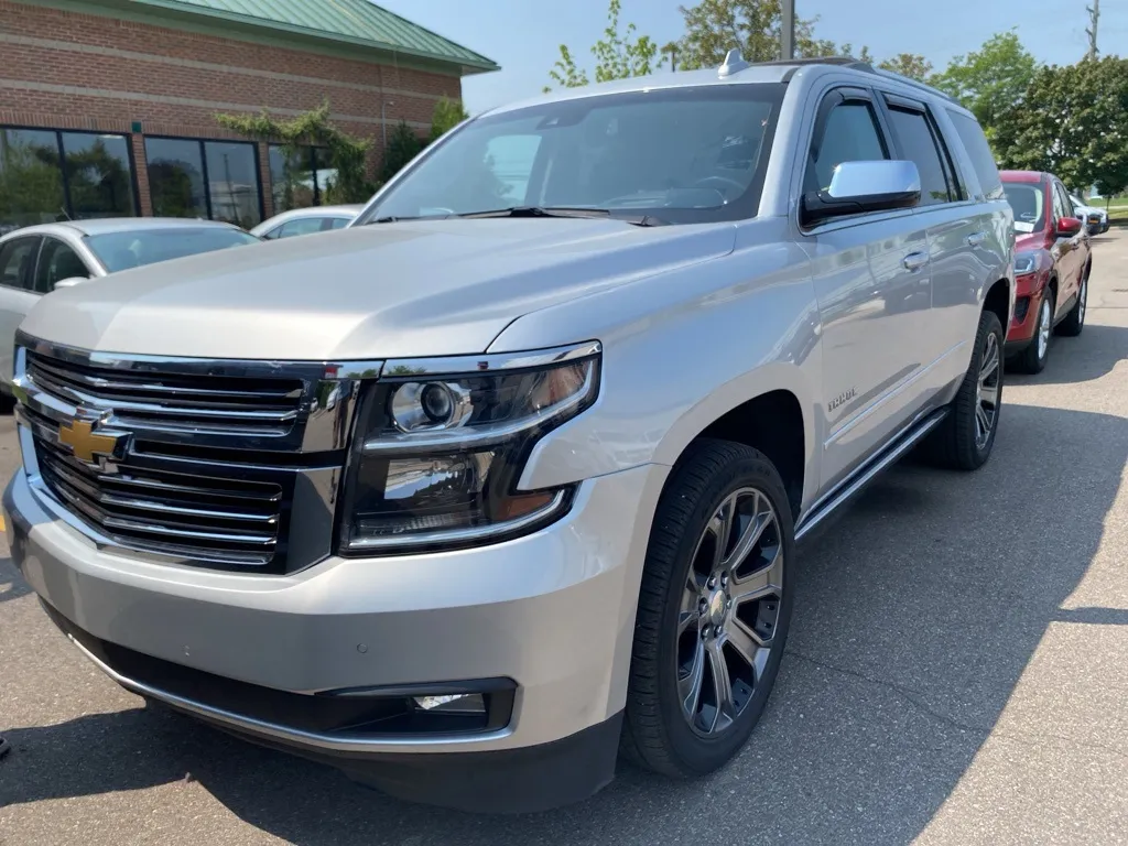 Silver 2016 Chevrolet Tahoe LTZ for sale in Wixom, MI