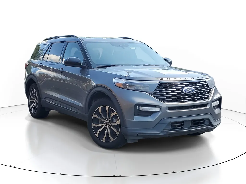 Gray 2022 Ford Explorer ST-Line for sale in Wixom, MI