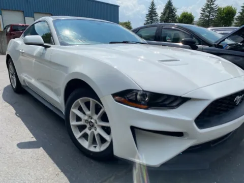 White 2018 Ford Mustang EcoBoost Premium for sale in Wixom, MI
