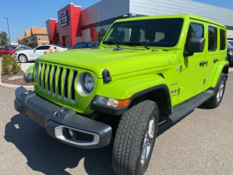 Green 2021 Jeep Wrangler Unlimited Sahara for sale in Wixom, MI