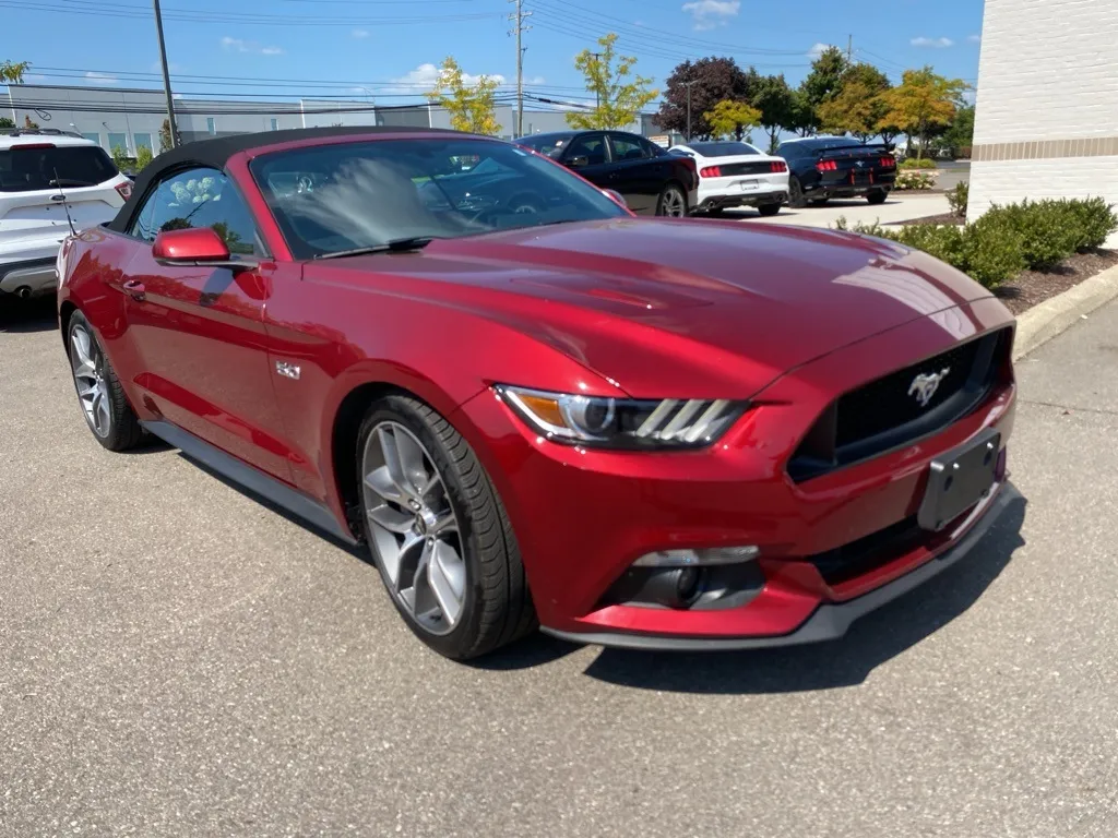 Blue 2017 Ford Mustang GT Premium for sale in Wixom, MI